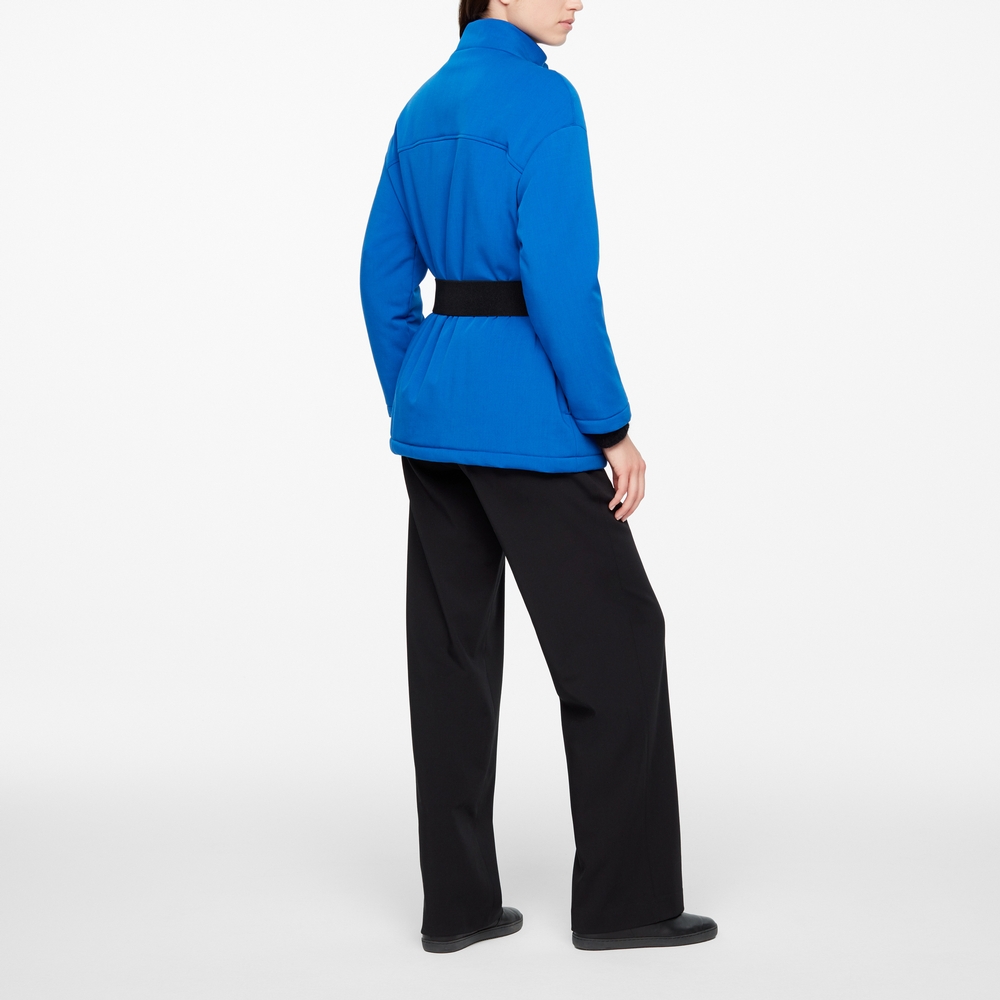 Sarah Pacini MANTEAU - CEINTURE ÉLASTIQUE Derrière