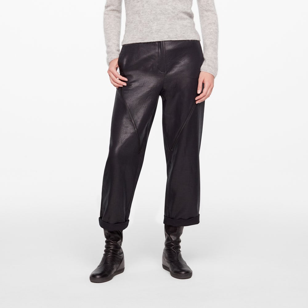 Sarah Pacini PANTALON 7/8 - EFFET CUIR De face