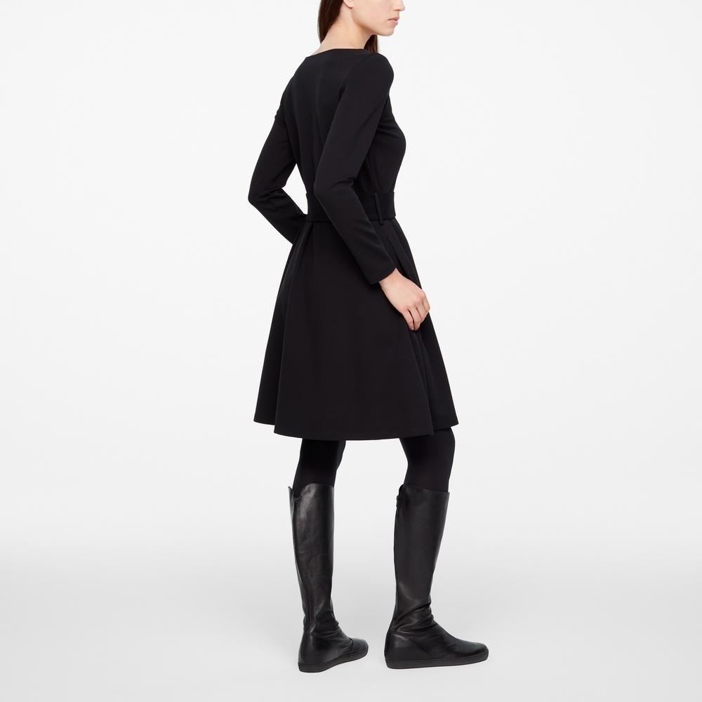 Sarah Pacini ROBE MANCHES LONGUES - JERSEY Derrière