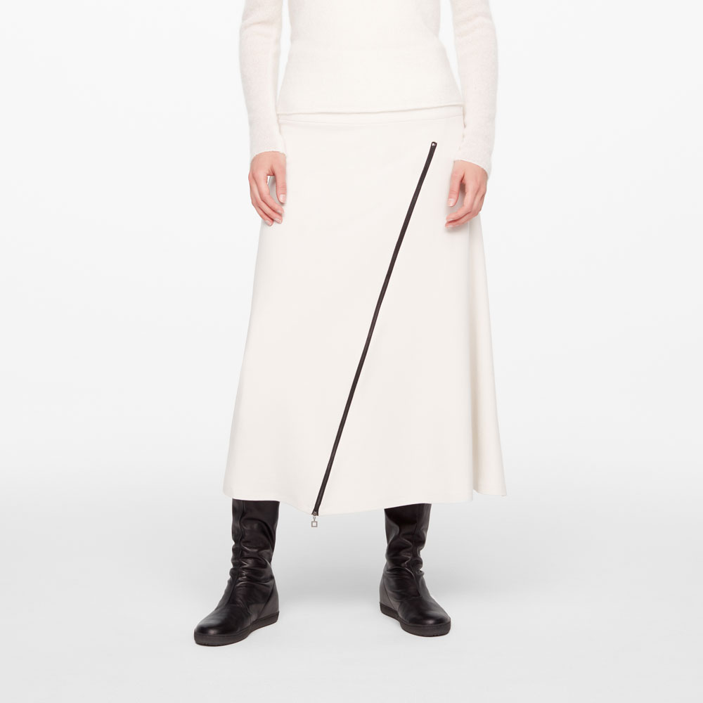 Sarah Pacini JUPE ÉVASÉE - JERSEY De face