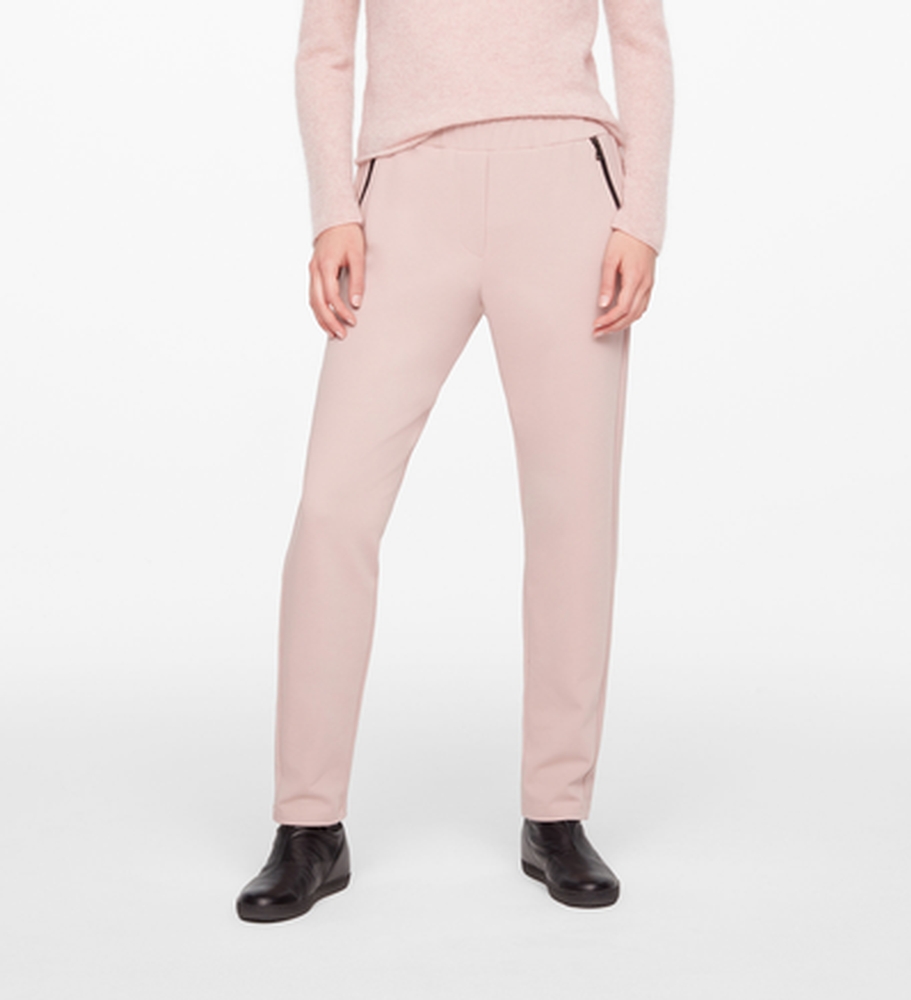 Sarah Pacini TAPERED PANTS - JERSEY Front