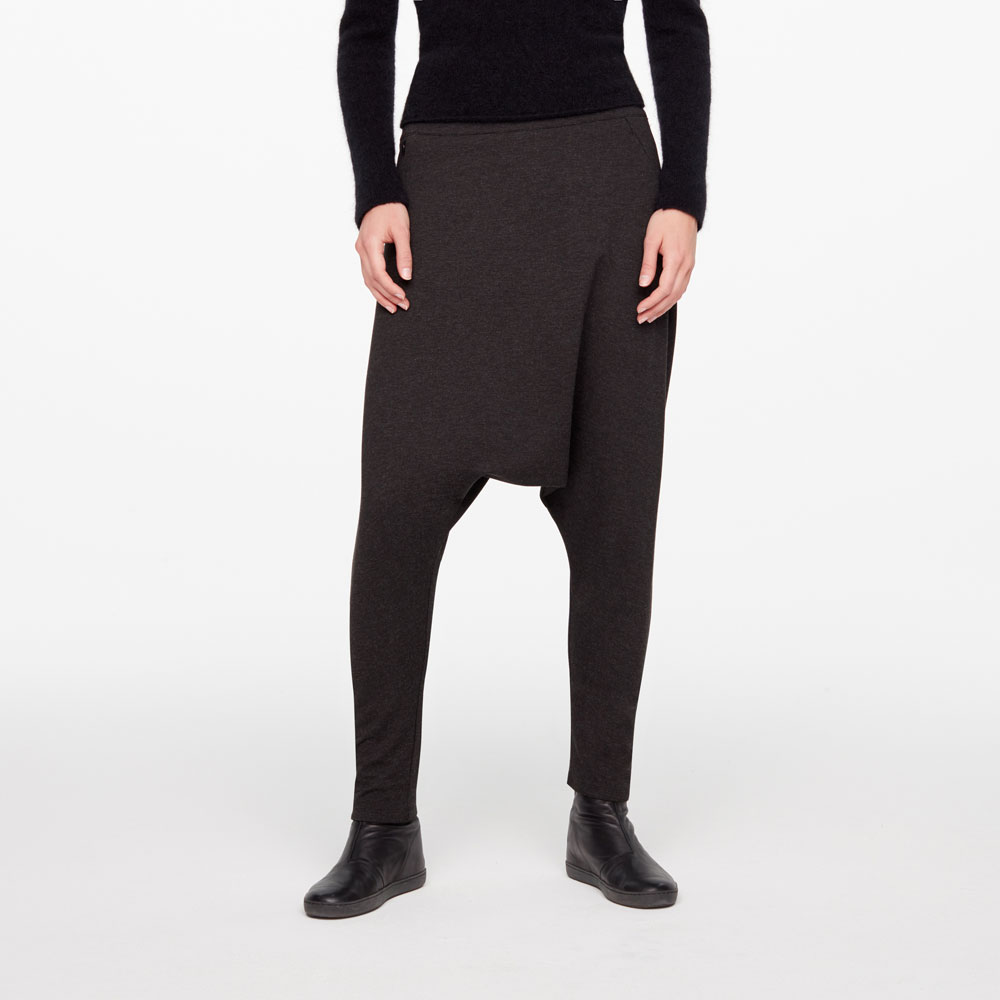 Sarah Pacini PANTALON SAROUEL - JERSEY De face