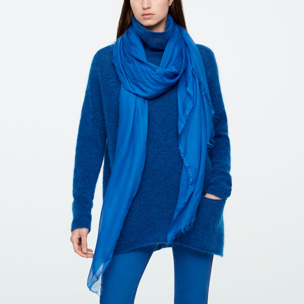 Sarah Pacini SCARF - MODAL AND SILK Voorzijde
