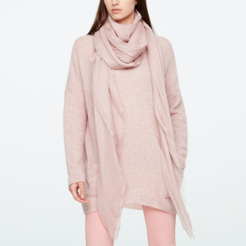 Sarah Pacini SCARF - MODAL AND SILK Voorzijde