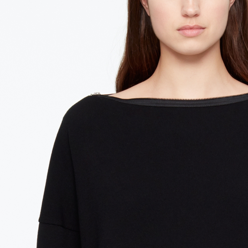 Sarah Pacini PULL LONG - FERMOIRS ZIP De face