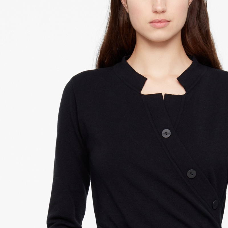 Sarah Pacini ROBE PORTEFEUILLE De face