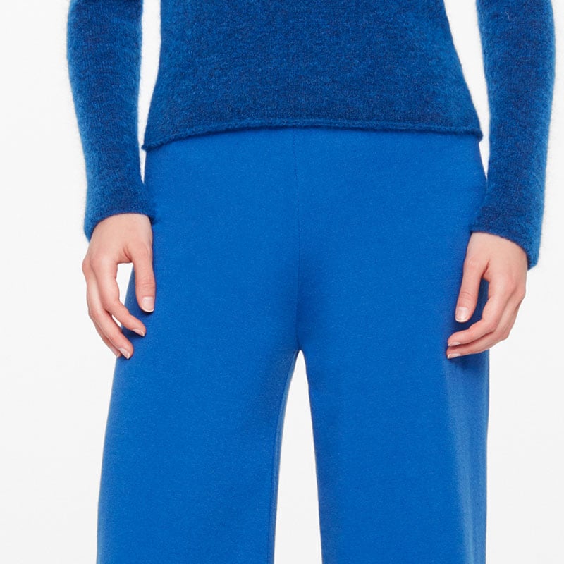 Leichte Hose Gaucho Stil Von Sarah Pacini In Blau Aus Viskose