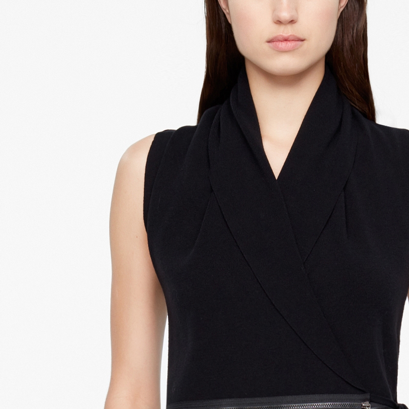 Sarah Pacini CARDIGAN CROISÉ - CEINTURE De face