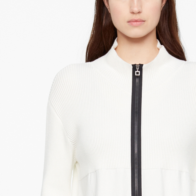 Sarah Pacini CARDIGAN - PATCH POCKETS Front
