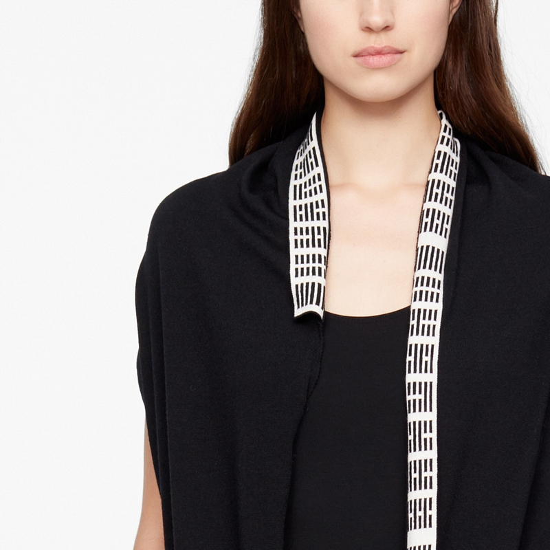 Sarah Pacini CARDIGAN - HEXAGRAMMES De face