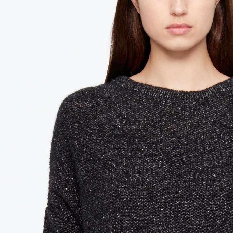 Sarah Pacini PULL CHINÉ - MANCHES COURTES De face