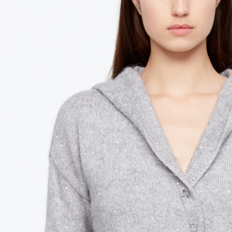 Sarah Pacini CARDIGAN - EFFET LUMIÈRE De face