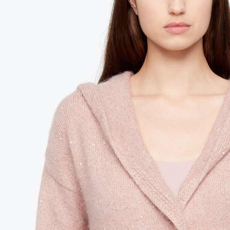 Sarah Pacini CARDIGAN - EFFET LUMIÈRE De face