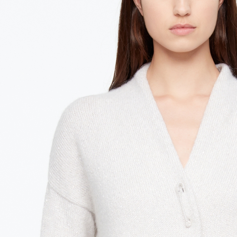 Sarah Pacini CARDIGAN LONG - EFFET LUMIÈRE De face