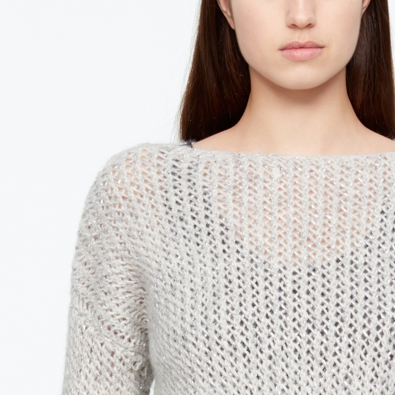 Sarah Pacini PULL BABY ALPACA - IRIDESCENT De face