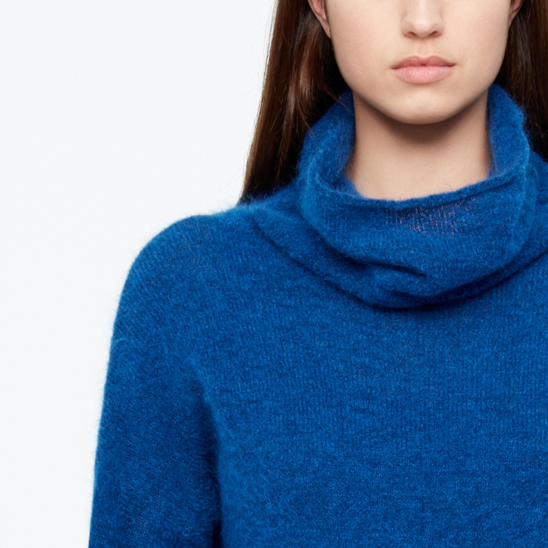 Sarah Pacini PULL COURT - MOHAIR-MÉRINO De face