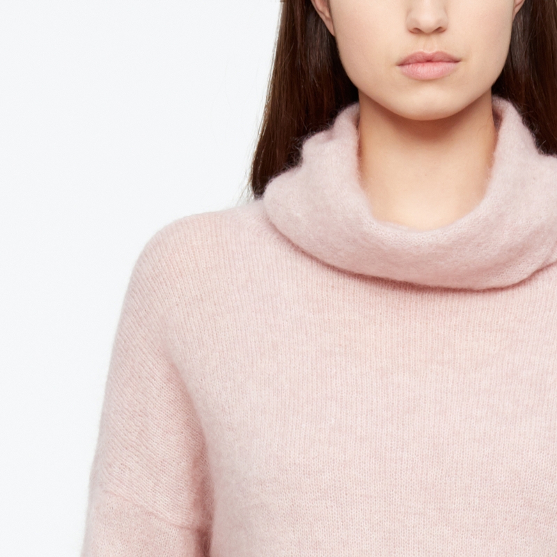 Sarah Pacini PULL COURT - MOHAIR-MÉRINO De face