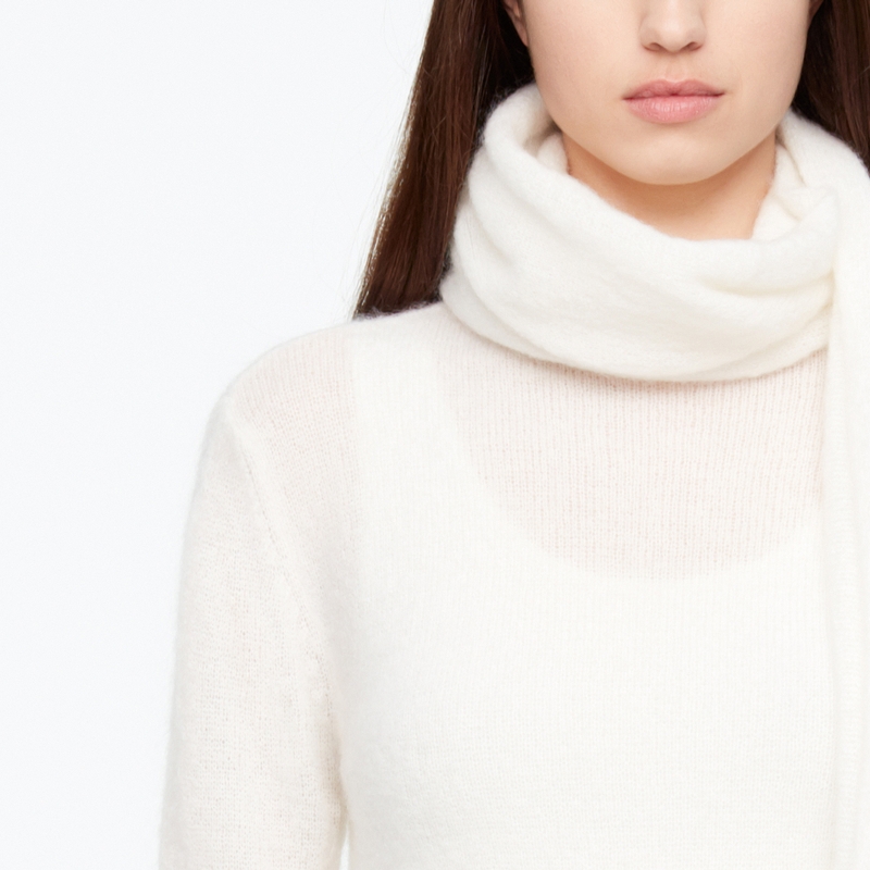 Sarah Pacini PULL -ÉCHARPE - MOHAIR De face