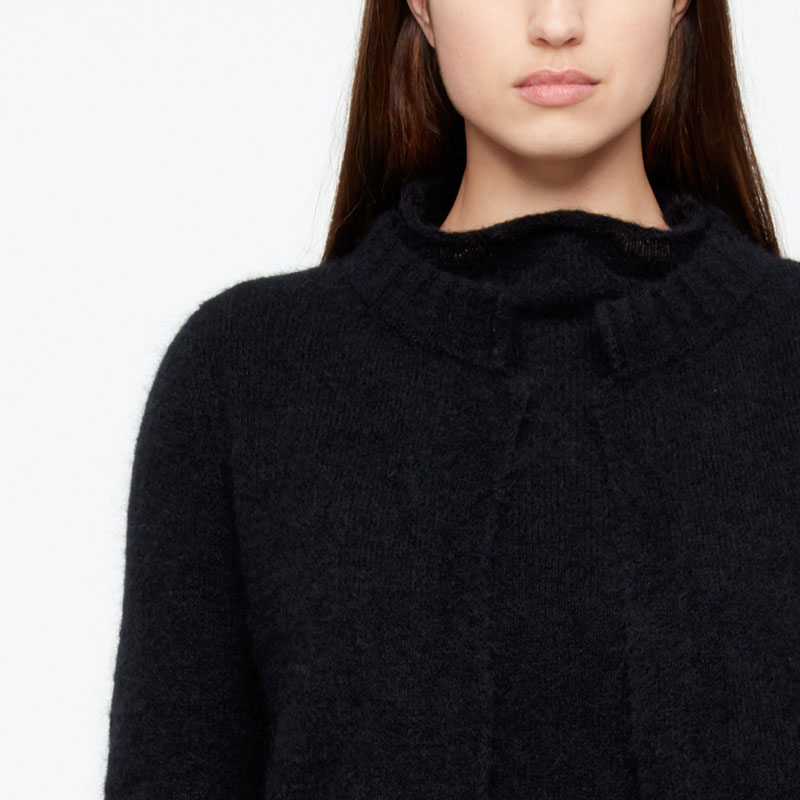 Sarah Pacini CARDIGAN COURT - MOHAIR-MÉRINO De face