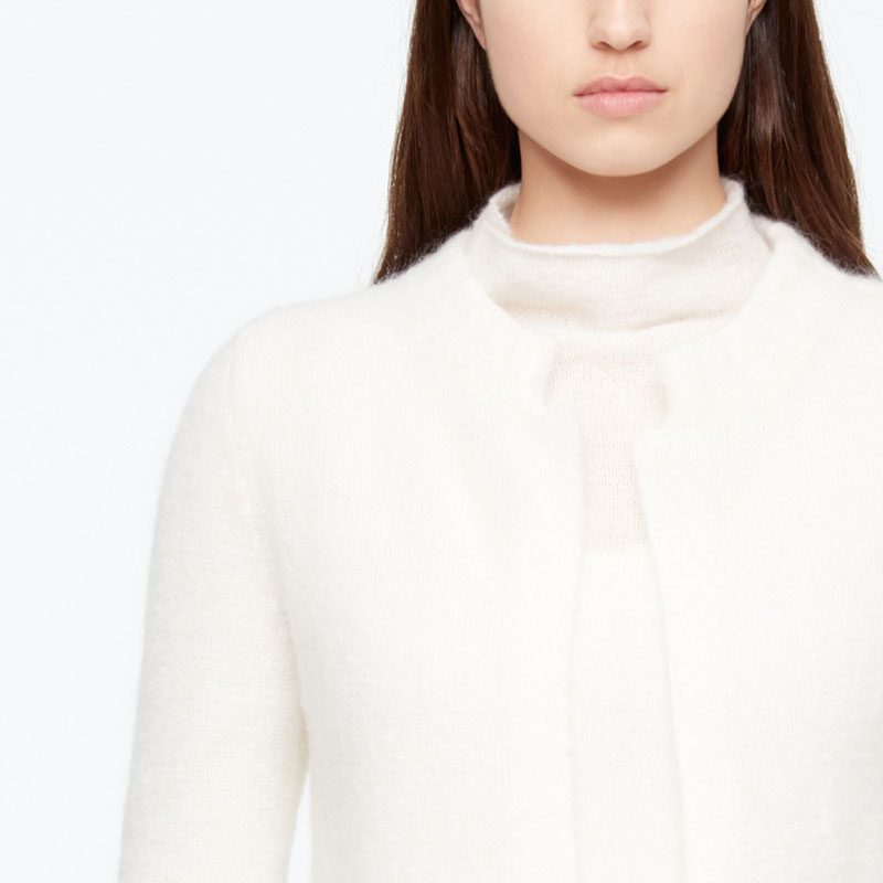 Sarah Pacini CARDIGAN COURT - MOHAIR-MÉRINO De face