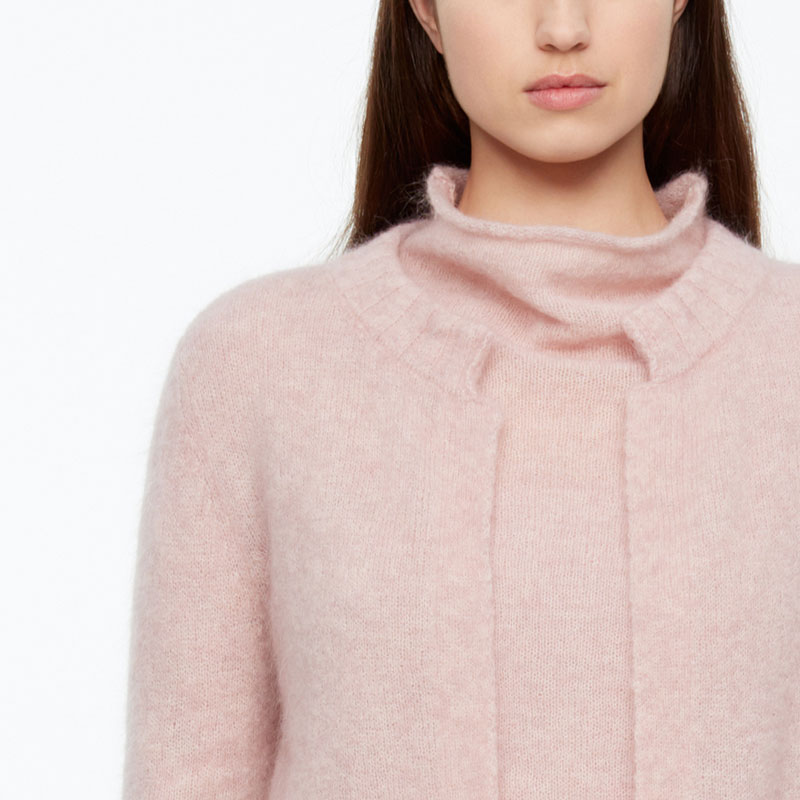 Sarah Pacini CARDIGAN COURT - MOHAIR-MÉRINO De face