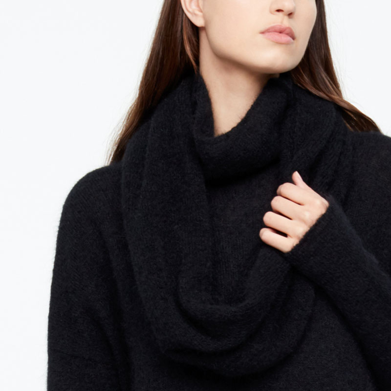 Sarah Pacini COL AMPLE - MOHAIR-MÉRINO De face