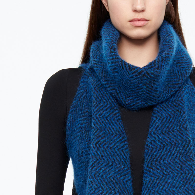 Sarah Pacini CARDIGAN SANS MANCHES - CHEVRONS De face