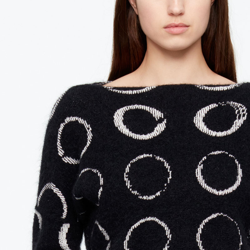 Sarah Pacini PULL COURT - CERCLES De face