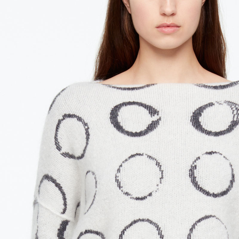 Sarah Pacini PULL COURT - CERCLES De face