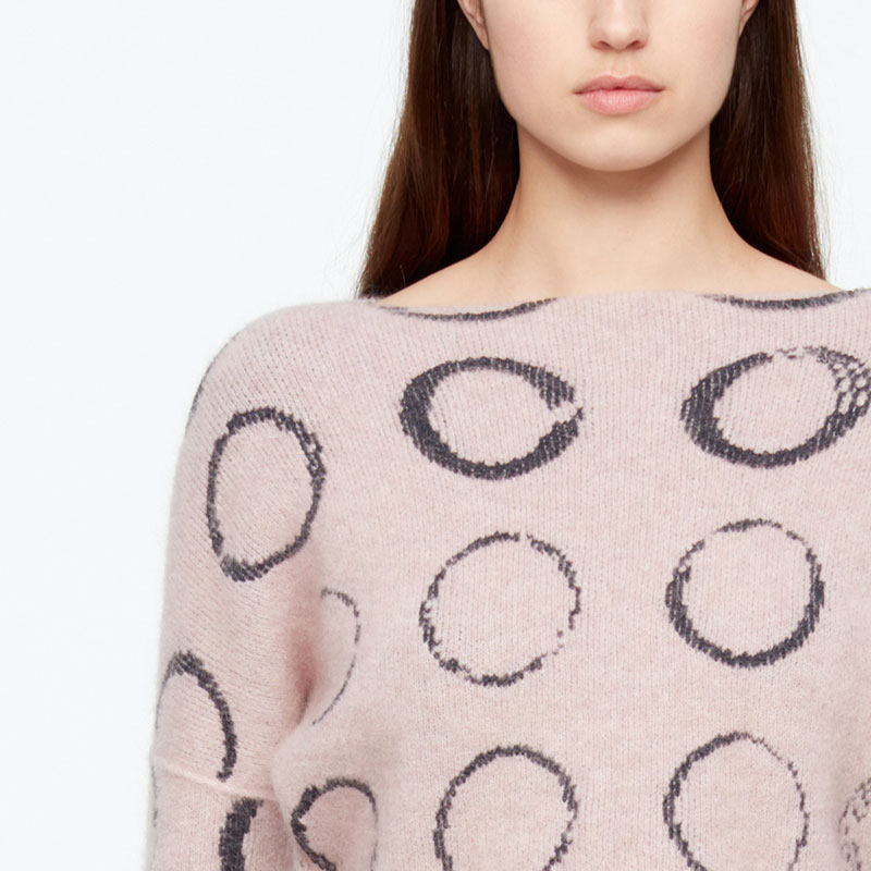 Sarah Pacini PULL COURT - CERCLES De face