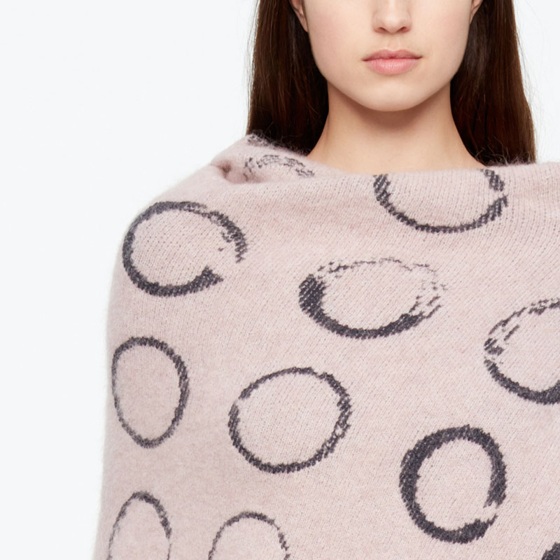 Sarah Pacini PONCHO - CIRKELMOTIEF Voorzijde
