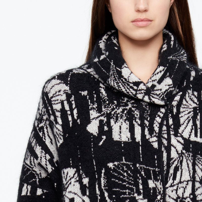 Sarah Pacini LONG CARDIGAN - OMBRELLES De face