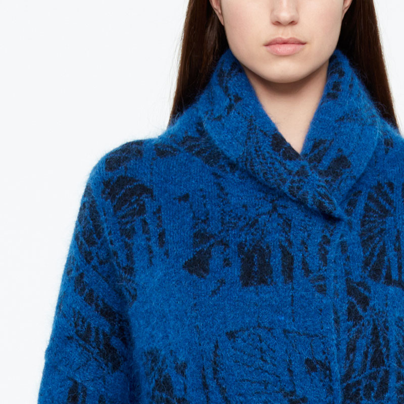 Sarah Pacini LONG CARDIGAN - OMBRELLES De face