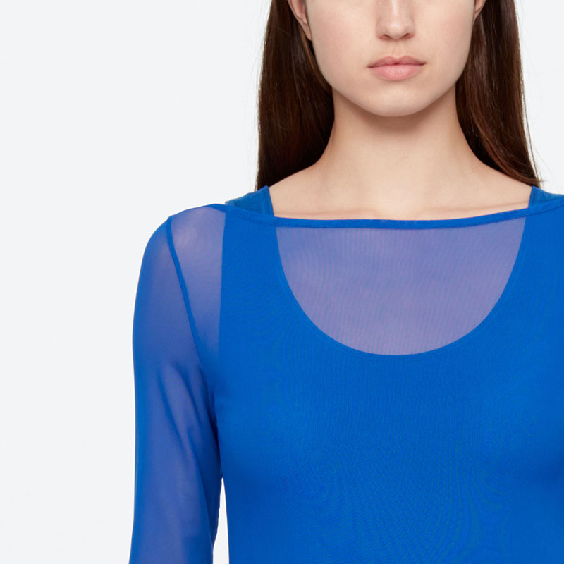 Sarah Pacini TOP TRANSLUCIDE - KHALIYA De face