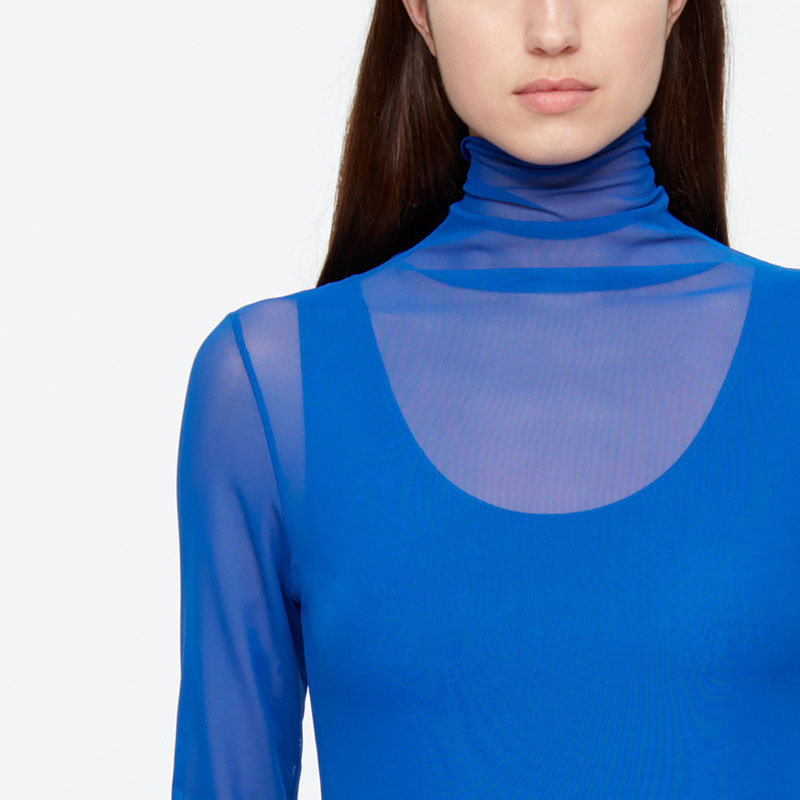 Sarah Pacini TOP TRANSLUCIDE - YASMINE De face