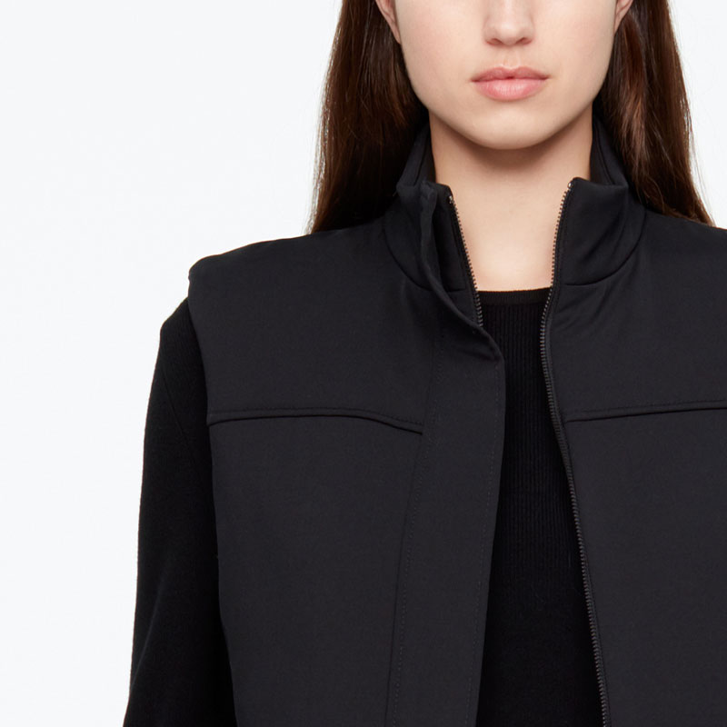 Sarah Pacini VESTE EN LAINE MOLLETONNÉE De face