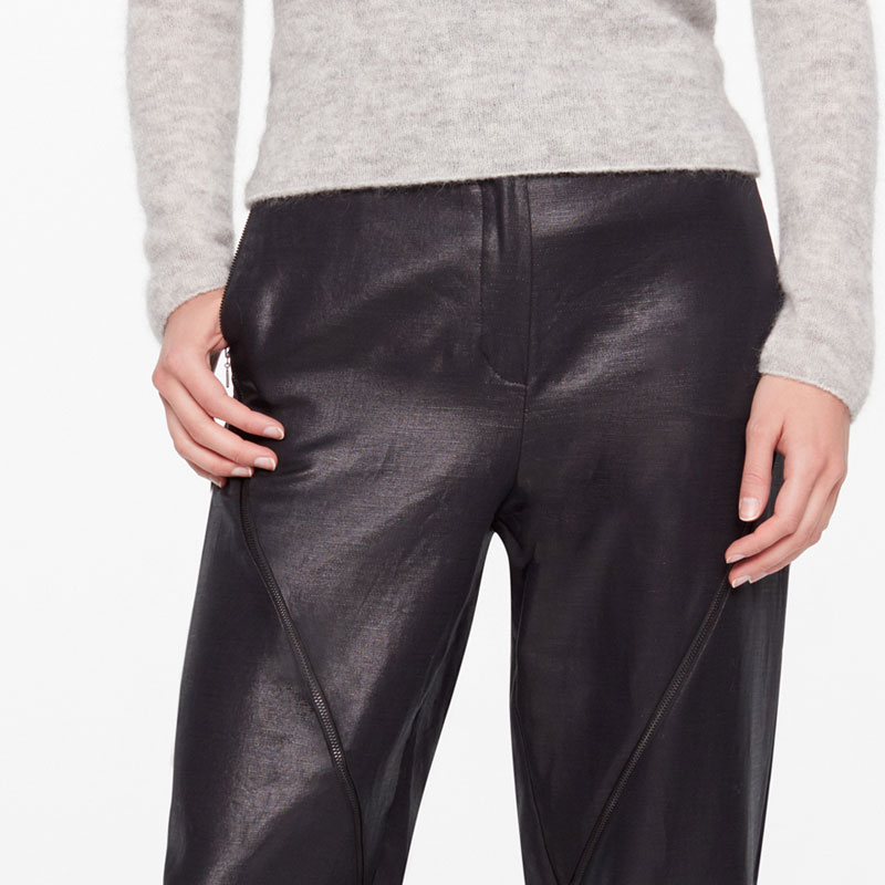 Sarah Pacini PANTALON 7/8 - EFFET CUIR De face