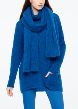 Sarah Pacini MOHAIR-MERINO-SCHAL Vorne