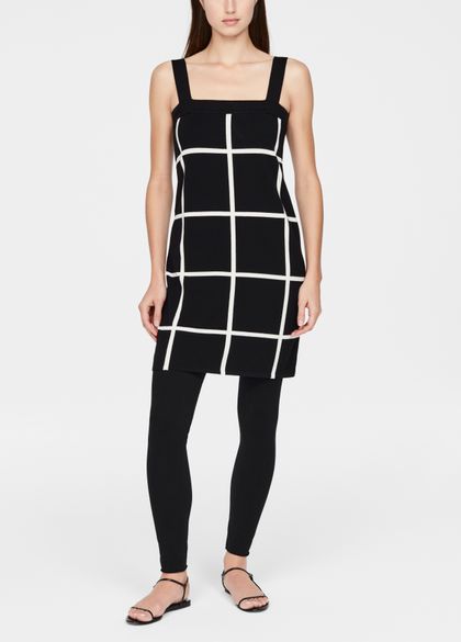 Sarah Pacini Light dress - grid motif