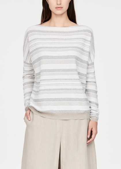 Sarah Pacini Casual sweater - faded stripes
