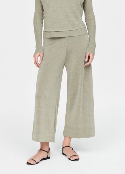 Sarah Pacini Linen pants - sheer