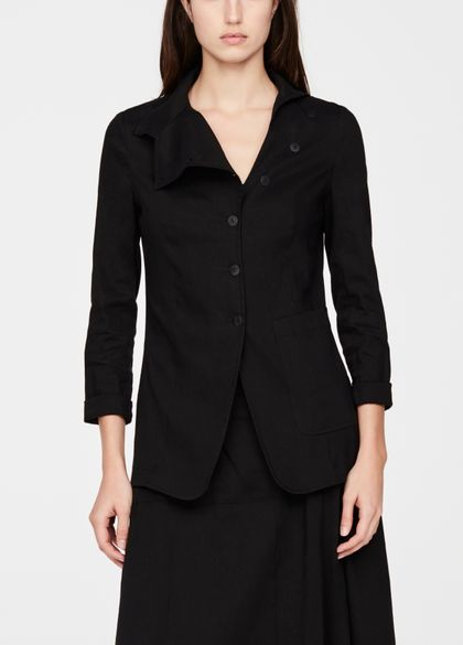 Sarah Pacini Linen jacket - asymmetric