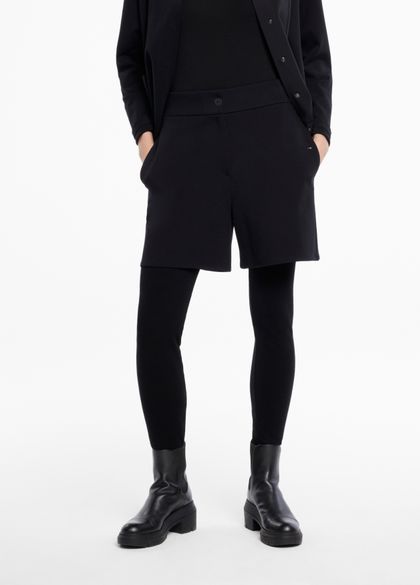 Sarah Pacini Jersey shorts - buttoned details