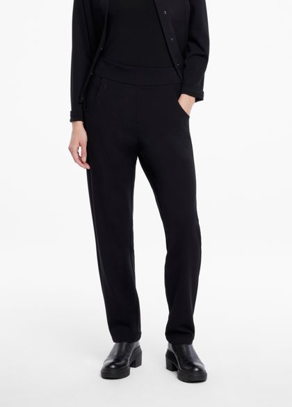 Sarah Pacini Jersey pants - buttonhole details