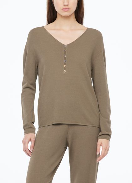 Sarah Pacini Sweater - buttoned details
