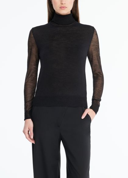 Sarah Pacini Translucent sweater - ribbing
