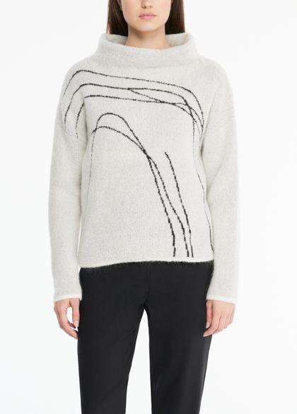Sarah Pacini Sweater - jacquard givré