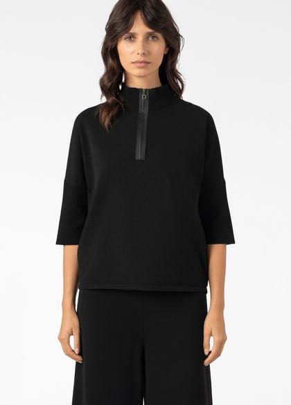 Sarah Pacini 3/4-SLEEVE SWEATER – STRETCH VISCOSE