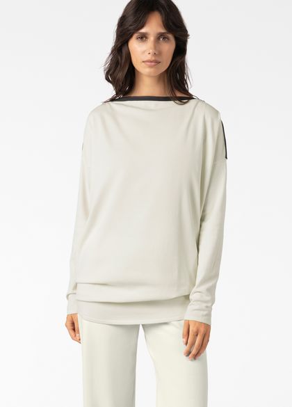 Sarah Pacini BOAT-NECK SWEATER – STRETCH VISCOSE
