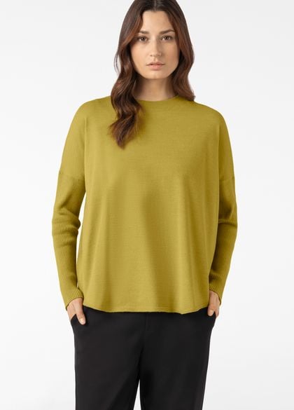 Sarah Pacini SWEATER – RIBBED SLEEVES